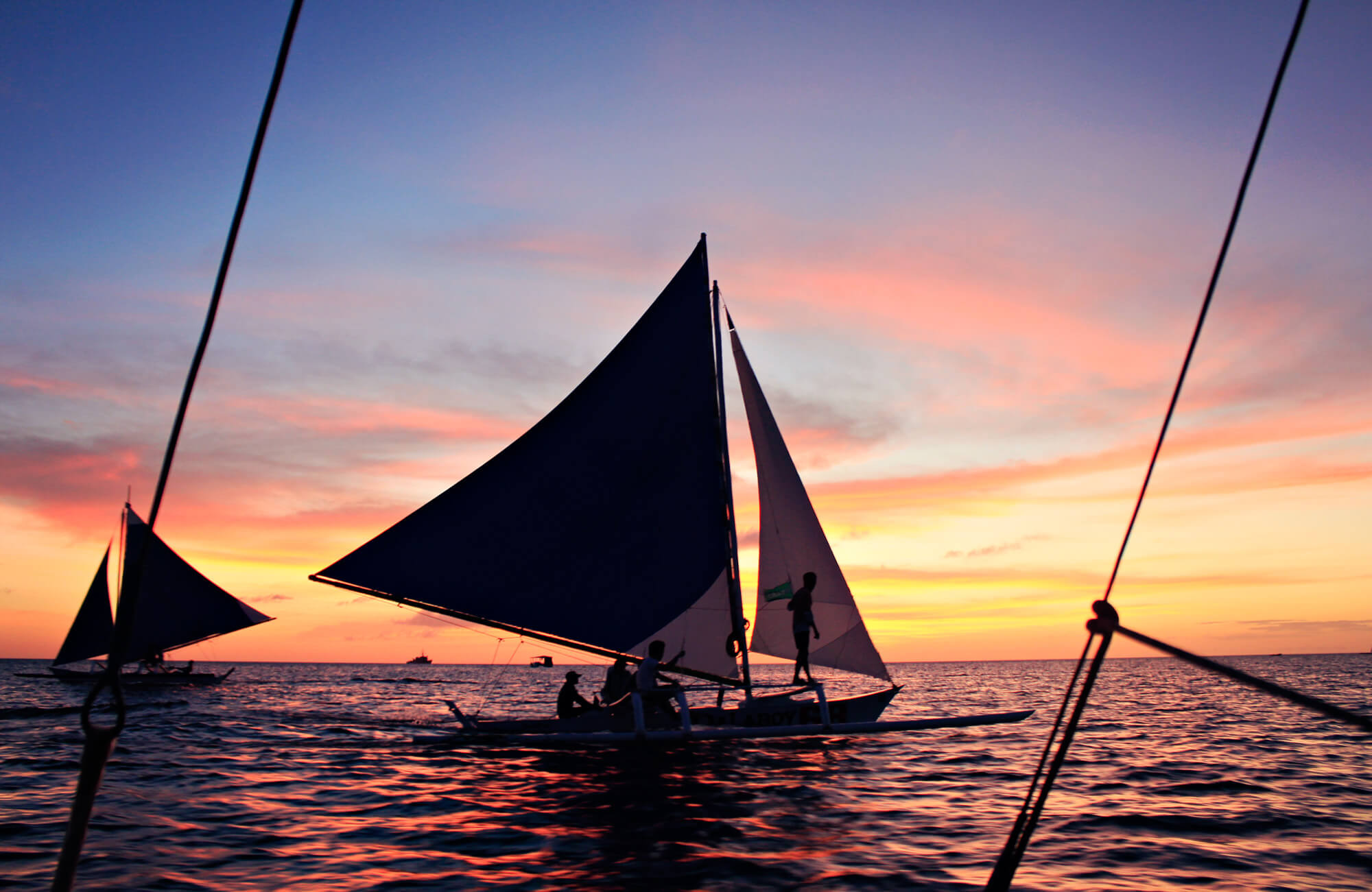 Boracay Boat Sunset